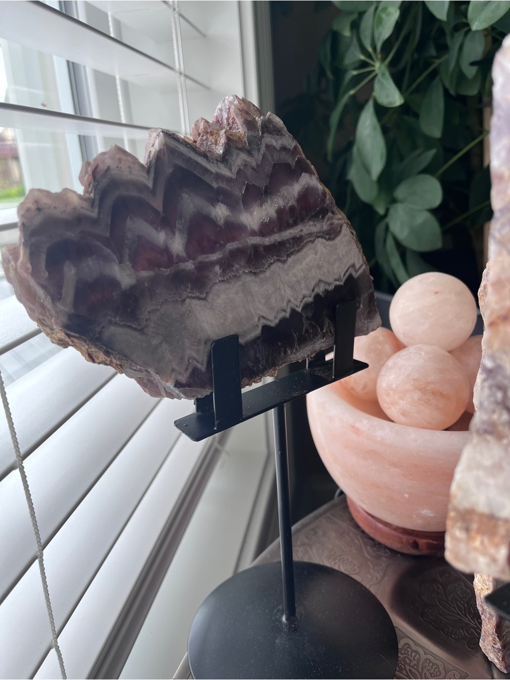 Chevron amethyst slab - Picture 6 of 12